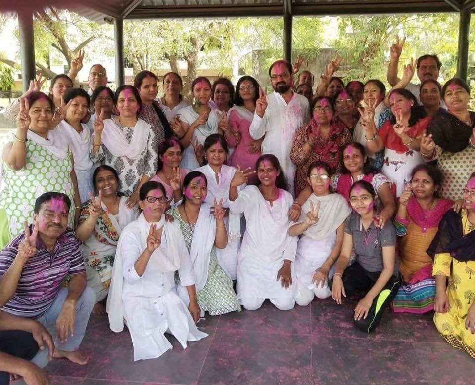 Women empowerment Holi celebration with the community